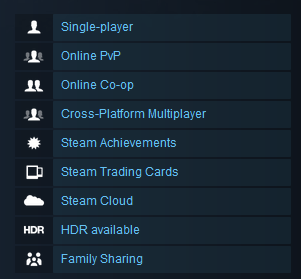 Steam store Tags